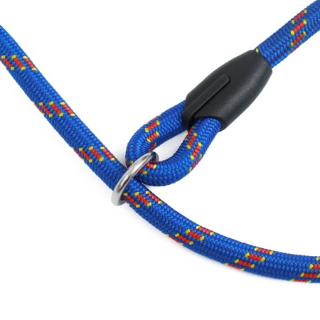 Collar - dog noisy, 0.8 x 45 cm, blue -red-2