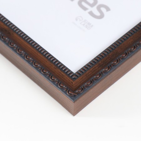 Photo frame Plastic "Lace" 21x30 cm, chocolate-1