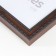 Photo frame Plastic "Lace" 21x30 cm, chocolate