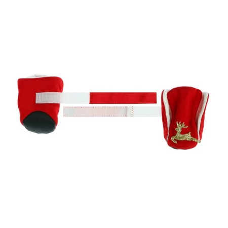 Deer boots, set 4 pcs, size s, red-4