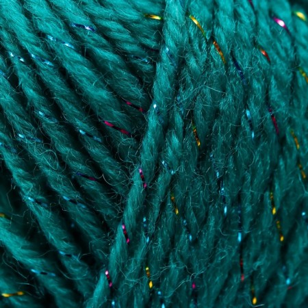 Yarn 70% acrylic, 30% silk "Softy Shine" 50 grams 85 m color 38 viridian-3