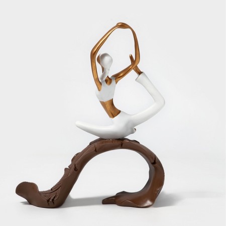 Figure Polystone "Yogin" 22.5 x 8.5 x 27 cm-2