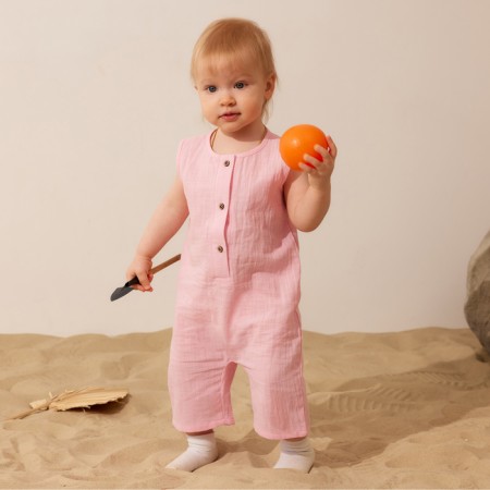 Minaku without sleeves kites, pink color, size 80-86-1