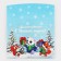 Package - Box "Happy New Year", animals, 23 x 18 x 11 cm, new year