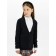 Knitted jacket for a girl, height 122-128 cm, black color