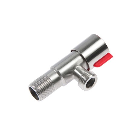 Ball the ball Accoona A473G-4, 1/2 "X1/2" external thread, for everyday life. devices, corner, red-2
