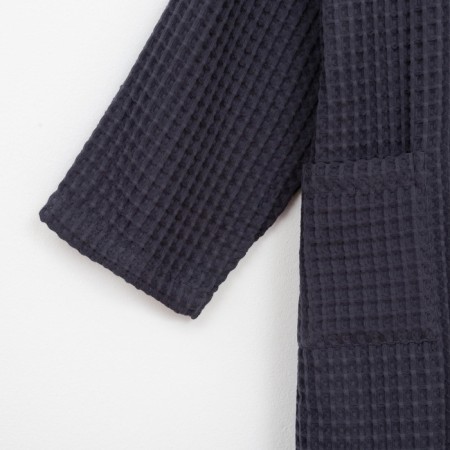 Waffel Women's Huttail Etel "BOHO" size 42-44, dark gray color, 100% cotton, 290 g/m2-8