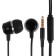 Smartbuy Model v, vacuum headphones, microphone, 93DB, 16om, 3.5mm, 1.1m, package, black
