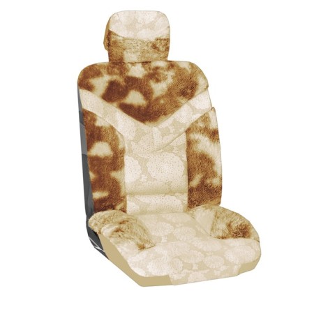 SkyWay Arctic seats, artificial fur, 2 objects, brown