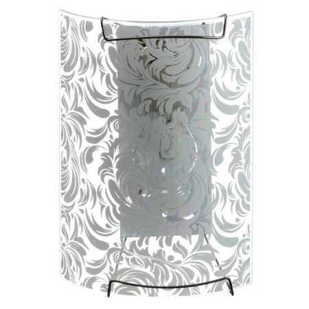 The lamp is wall-flowing "feathers" E27 60W 22x15cm.
