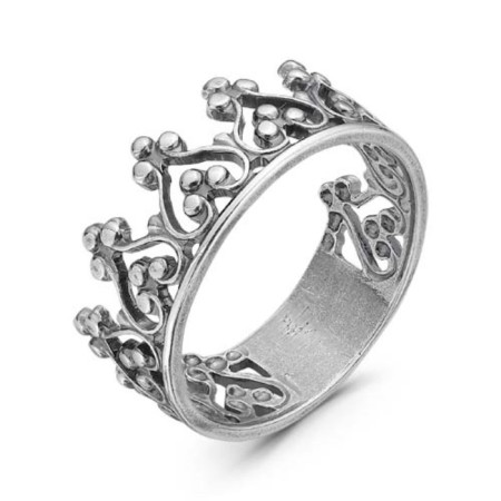 Ring "Crown", Oxidation Sterces, 19 size