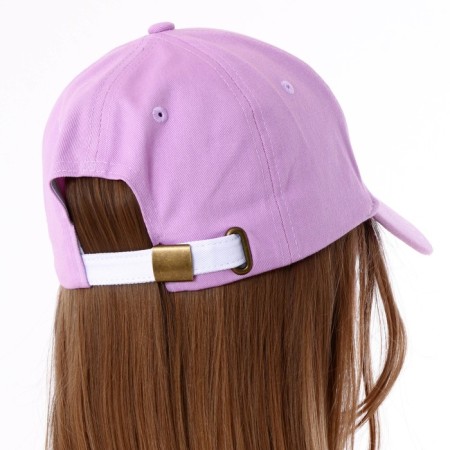 Women's cap. Beach. Palms, pink color, rr 56-10