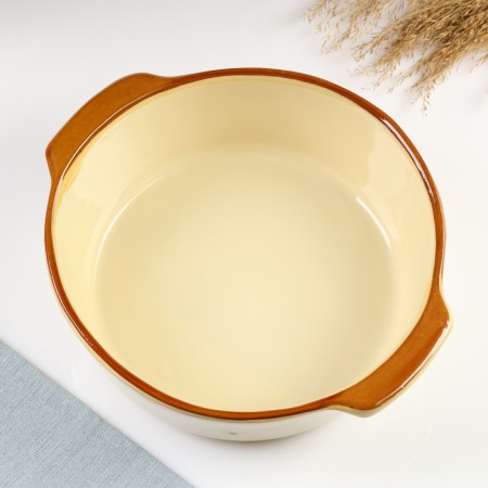 Baking capacity "Malaya Dessert" 2l / 8x23.5cm, caramel-3