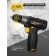 Drill-shuruvumvelability DEKO GCD12DU3, 12 V, 32 nm, 1500 rpm, 1 x 1.5 Ah