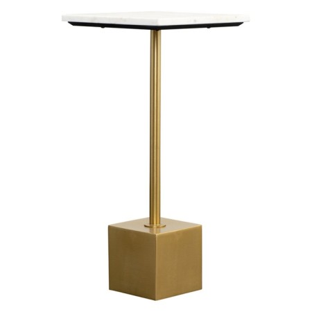 Clean Svein table, 300 × 300 × 630 mm, marble / gold color-2