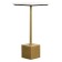Clean Svein table, 300 × 300 × 630 mm, marble / gold color