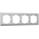 Frame for 4 posts Stark (silver matte) W0041865
