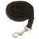 The leash zoonik is nylon with latex thread, 2 m x 1.5 cm, black