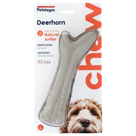 PETSTAGES Deerhorn toy for dogs, with deer horns big-1