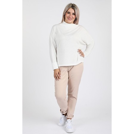 Women's turtleneck, size 56, white color-2