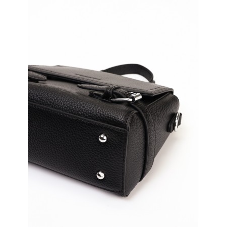 Women's bag, 22*11*17, lightning department, belt long, black-7