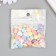 Beads for creativity Plastic "Heart. Pastel" Pearl set 20 grams 0.5x1.1x1.1 cm
