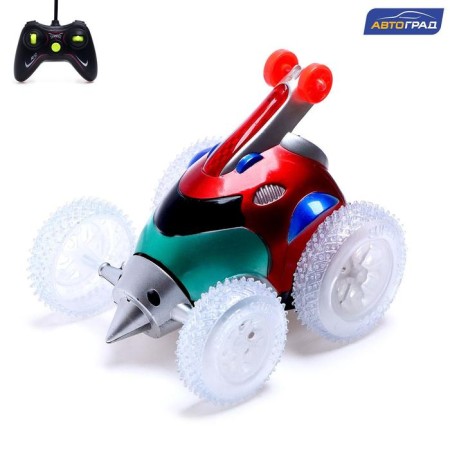 Crow in the radio -controlled “speed”, works on batteries, light effects, red color