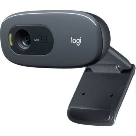 Camera Web Logitech HD Webcam C270 Black 0.9mpix (1280x720) USB2.0 with a microphone (960-001063 10045