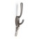 Furniture hook Cappio Sea, two -rod, zinc, color graphite