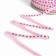 Hypyur pink braid with sequins, width 1.3 cm, 548 m