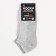 Socks men's shortened mesh, gray color, size 27