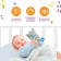 Stretching - spiral with toys arc on a stroller / crib for babies 0+ "Elephant", Blue color, Kroshka I'm 504