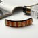 Halfish hair clip "Avior" stripes, 9 cm, mix