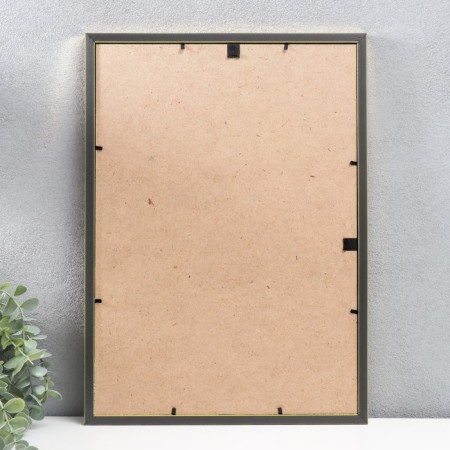 Photo frame plastic "Mira" 29.7x42 cm, (A3) gold (plastic screen)-1