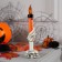 LED figure "Orange candle" 6 × 16 × 6 cm, plastic, batteries AG13x3, glow warm white