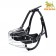 Mercorizer Metal No. 2 with a tripartite strap, pressed skin, black