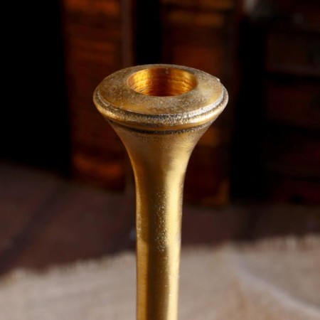 Aluminum Climber "Roman" per 1 candle 9.5x9.5x33 cm-2