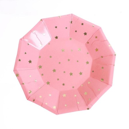 Paperial plate "Stars", Mix colors-3