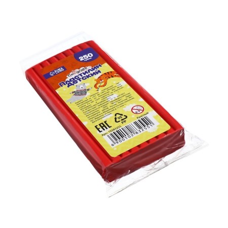 Plasticine 250g Calligrata classic, red-1