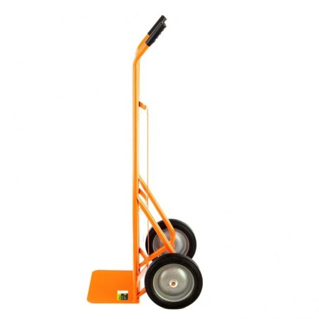 The trolley is manual, two -wheeled: load/p 130 kg, orange-2
