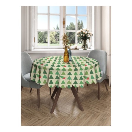 The tablecloth “stole a Christmas tree”, round, Saten, d = 150 cm-2