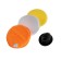 Microfiber applicators for applying compositions, with a handle, 12.5x12.5 cm, set 3 pcs