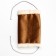 Suspended fur tunnel for rodents, 19 x 12 x 13 cm, brown