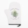 Kitchen "Christmas Trees" mittens-output 20x28 cm, a severity of 19x19 cm, 100% cotton