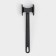Magistro Alum Black, 110 grams, 22 cm, black color, black
