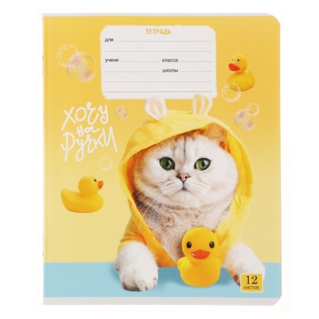Notebook 12 sheets in a cage on a clip of "cat-piles", cover shaked cardboard, VD-pound, mix-5