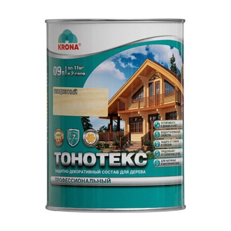 The composition of the protective-decorative tone "Krona" colorless 0.9 liters
