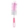 A set of brushes for bottles and nipple, color mix