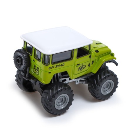Metal machine "Big Foot", inertial, green color-2