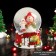 Souvenir Polystone Water Ball "Snowman with a boy" 7x8x9 cm